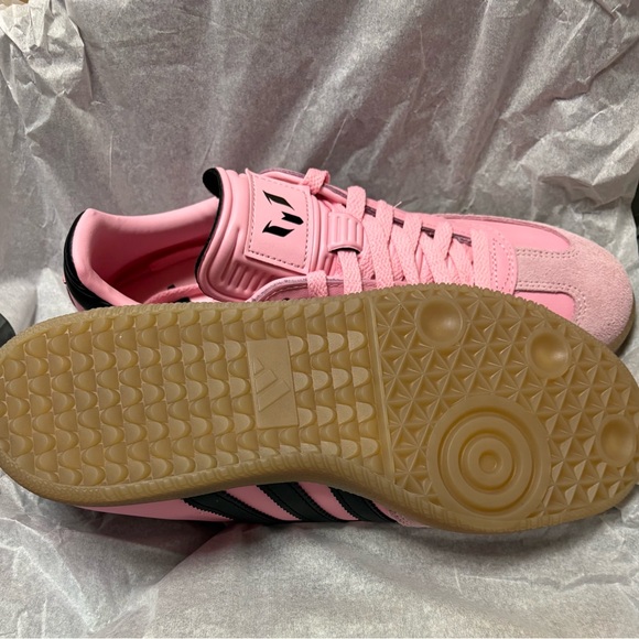 Adidas Samba Messi Pink and Black Sneakers 8m/9w - Picture 5 of 5